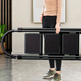 3-Step Folding Ladder with Handrail - 300 lb Capacity Steel Step Stool for Home Use