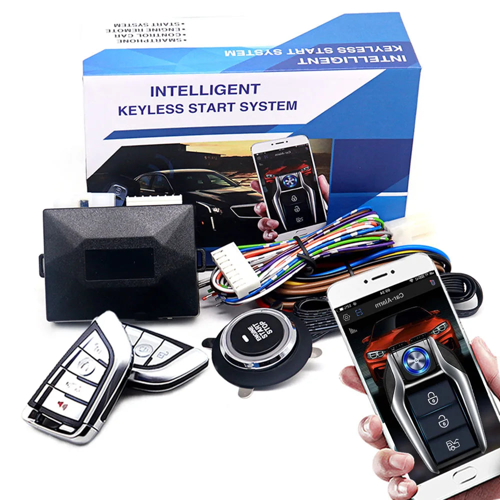 Universal Car Remote Start, Anti-Theft System, Push-Button Start & Keyless Entry