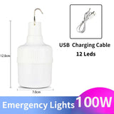 Portable Rechargeable LED Camping Lantern for Outdoor Emergencies
