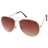 Classic Pilot Sunglasses for Men – Vintage Metal Frame UV400 Driving Shades