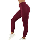 Plus Size High-Waisted Yoga Pants with Pockets – Workout & Running Tights