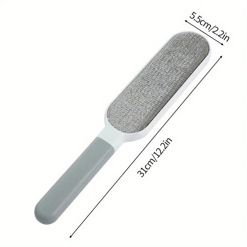Double-Sided Pet Hair Remover - Electrostatic Lint Brush for Furniture & Clothing