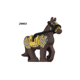 Medieval Knight & Animal Building Block Set - Compatible with Major Brands