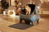 Caja de arena para gatos inteligente y automática con autolimpieza: grande, silenciosa, con control de olores y controlada por aplicación