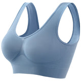 Seamless Push-Up Wireless Bra for Women – Everyday Knit Comfort with Thin Cups