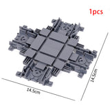 MOC City Train Rail Crossing & Flexible Tracks – DIY Building Block Set
