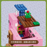 Piggy House Building Block Set – Creative Construction Toy for Kids (Lego-Compatible)