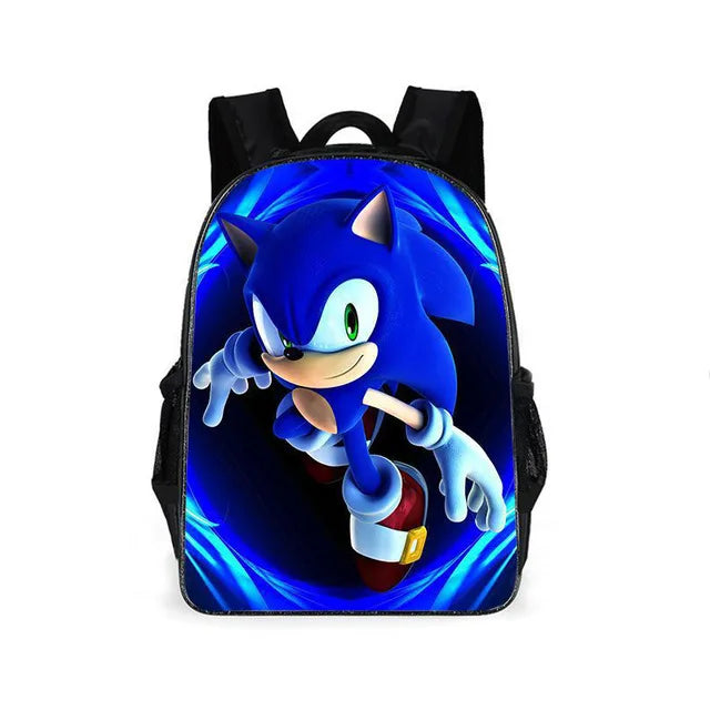 Official Sonic The Hedgehog Kids Backpack - Lightweight School Bag for Boys & Girls