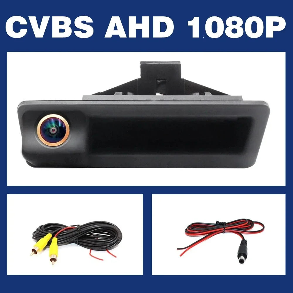 AHD 2K Rear View Camera for BMW - Wireless Backup Camera with Fisheye Lens