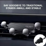 Soporte universal para teléfono en el coche: soporte para rejilla de ventilación con agarre ajustable y bloqueo seguro