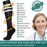 Compression Knee-High Socks for Men & Women – Medical Support for Varicose Veins, Edema & Sports Recovery