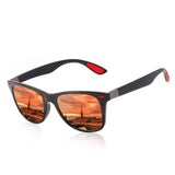 Gafas de sol polarizadas clásicas de moda para hombres y mujeres: gafas de sol cuadradas con protección UV400
