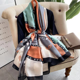 Versatile Polyester Scarf & Shawl for Women – Stylish Beach Accessory for All Seasons