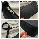 Stylish Square Felt Shoulder & Crossbody Bag for Women – Versatile Handbag for Daily Use