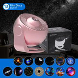 Galaxy Projector Night Light - 360° Rotating Starry Sky & Planetarium for Kids & Adults