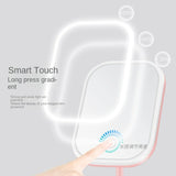 Adjustable LED Vanity Mirror with 3-Color Lighting – Touch Control Makeup Mirror with Charging