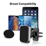 Universal Magnetic Car Phone Holder - Powerful 6X Magnets for iPhone & Samsung Galaxy