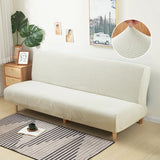 Stretch Armless Sofa Bed Slipcover - Elastic Futon Couch Protector