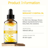 Bergamot Essential Oil for Massage and Aromatherapy – Pure & Natural