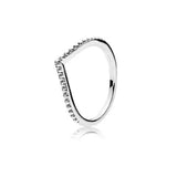 Classic Zircon Wedding Band – Unisex Silver Ring for Engagement, Parties & Special Occasions