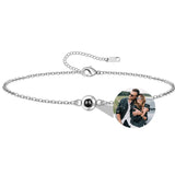 Personalized Photo Projection Bracelet – Custom Picture Jewelry Gift for Loved Ones