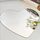 Heart-Shaped Acrylic Wall Mirror – Stylish & Shatterproof Home Décor