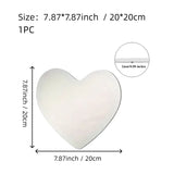 Heart-Shaped Acrylic Wall Mirror – Stylish & Shatterproof Home Décor