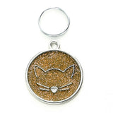 Custom Engraved Stainless Steel Pet ID Tag – Personalized Anti-Lost Nameplate for Dogs & Cats