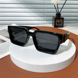 Gafas de sol Ruiao Retro Black Millionaire: gafas de sol de diseño de lujo 2024