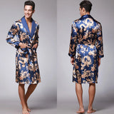 Men’s Traditional Chinese Pajama Set – Lightweight Vintage Sleepwear with Turn-Down Collar