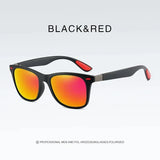 Vintage Square Polarized Sunglasses – UV400 Retro Eyewear for Men