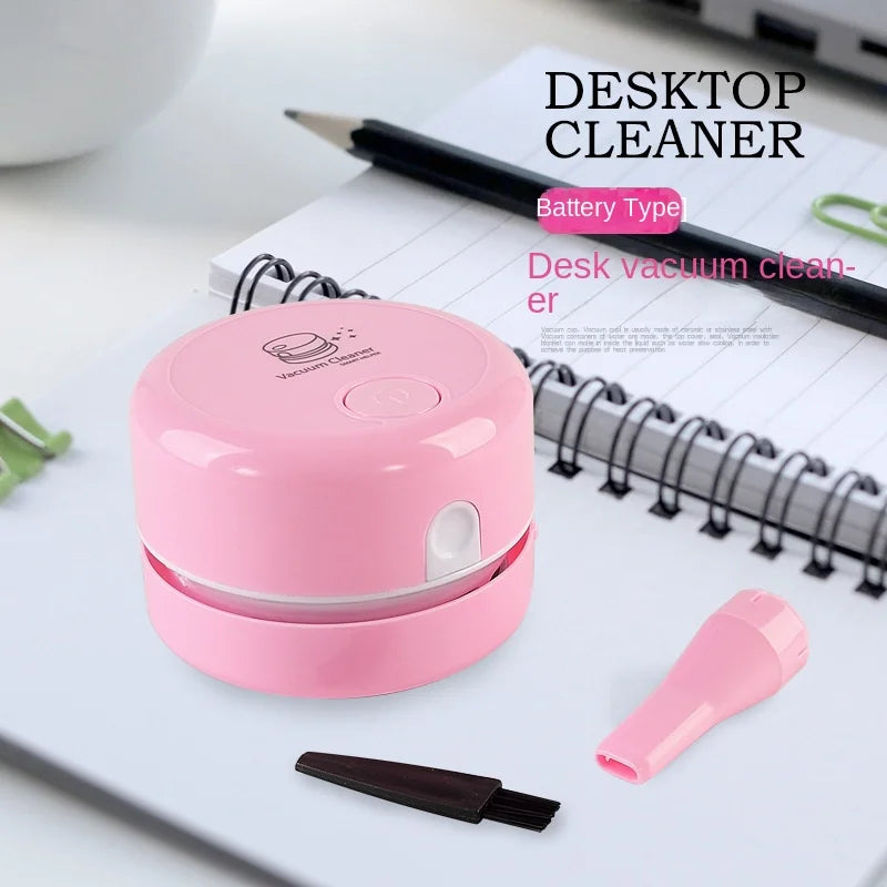 Mini Desktop Vacuum Cleaner – Silent, Compact, and Powerful for Office & Study Desks
