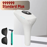 999,999 Flashes IPL Hair Removal Device - Permanent At-Home Laser Epilator with Cooling System