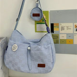 Stylish Corduroy Messenger Bag – Soft, Trendy & Versatile for Everyday Use