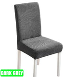 Elastic Jacquard Dining Chair Cover – Soft, Stretchable, and Wrinkle-Resistant Protector