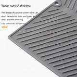 Silicone Drying & Drain Pad | Non-Slip Heat-Resistant Kitchen Mat