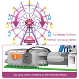 Colorful Ferris Wheel Building Blocks – Educational DIY Construction Toy for Kids and Adults