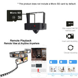 5MP Mini IP Camera with Audio, POE Wired Network, Motion Detection, Remote Surveillance