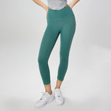 Women's High-Waist Calf-Length Yoga Leggings with Pockets – Stretchy, Breathable Workout Pants