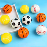 Pelota de espuma para aliviar el estrés: juguete de ejercicio para la muñeca y las manos con espuma de poliuretano para niños y adultos, antiestrés y descompresión 