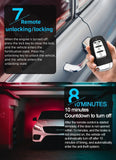 Smart Car Alarm System with Keyless Entry & One-Button Start
