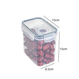 Contenedores herméticos para almacenar alimentos con tapa Organizador de despensa Dispensador de cereales Contenedores para cereales Caja de almacenamiento de alimentos Organizador de cocina