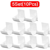 Clip de almacenamiento ajustable para montaje en pared: soporte seguro para escobas, trapeadores y herramientas 