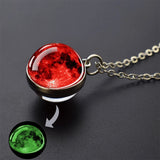 Vintage Round Metal Pendant Necklace – Unisex Fashion Accessory