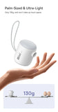 Portable Mini Electric Air Pump with LED Light, Fast Inflation & Deflation for Outdoor Use