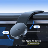 Magnetic Car Phone Holder for iPhone - Dashboard & Console Mount with Strong Grip