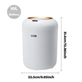 Papelera automática con sensor de movimiento: papelera inteligente para dormitorio, baño, cocina y oficina