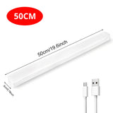 Motion Sensor Night Light – Wireless LED, USB Rechargeable, Magnetic Strip for Wardrobe, Closet, Kitchen & Aisle