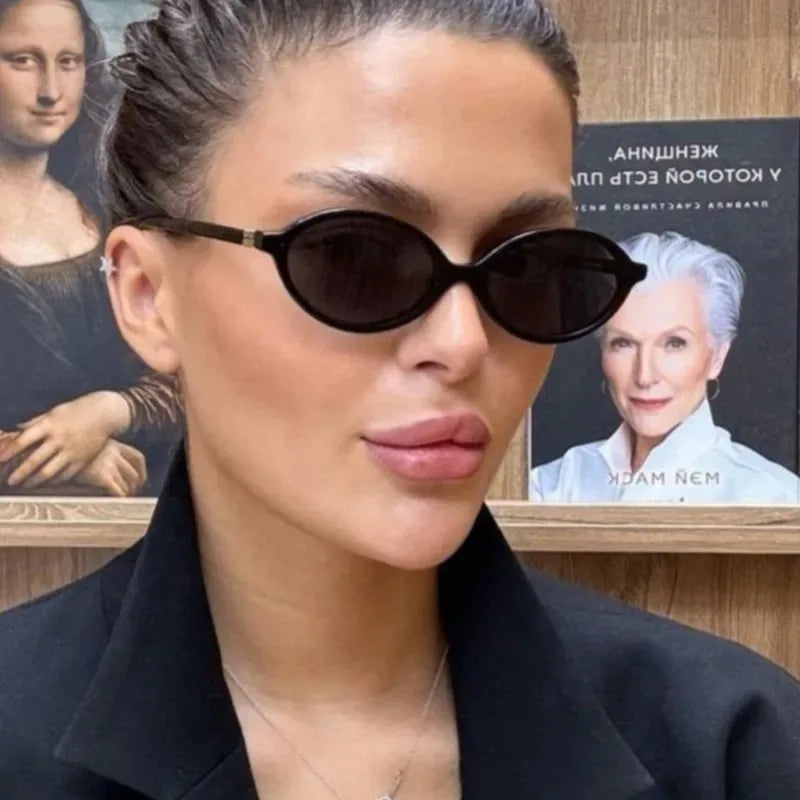 Sexy Small Oval Leopard Sunglasses – Trendy & Cute Eyewear for Women & Men 🕶🐆