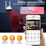 8MP 4K Outdoor WiFi Security Camera – Smart AI Tracking & Real-Time Alerts